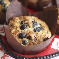 Skinny Blueberry Muffins