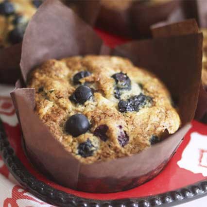 Read more about the article Skinny Blueberry Muffins