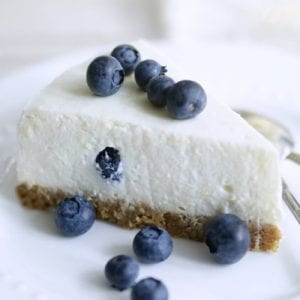 Blueberry cheesecake