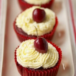 Red velvet muffins