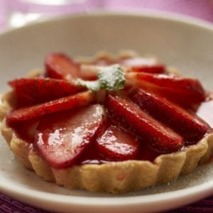 Strawberry tartlet