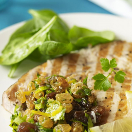 Grilled swordfish