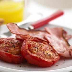 Tomatoes and bacon