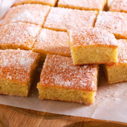 Lime and Coconut Tray Bake