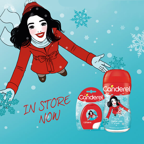 canderel winter limited edition pack in store now